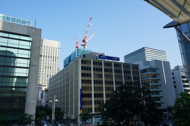 「京橋二丁目西地区第一種市街地再開発事業」 2015年8月上旬