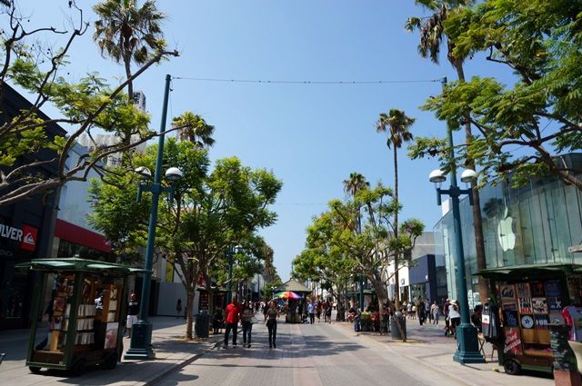 Santa Monica Third Street Promenade 2015 Summer