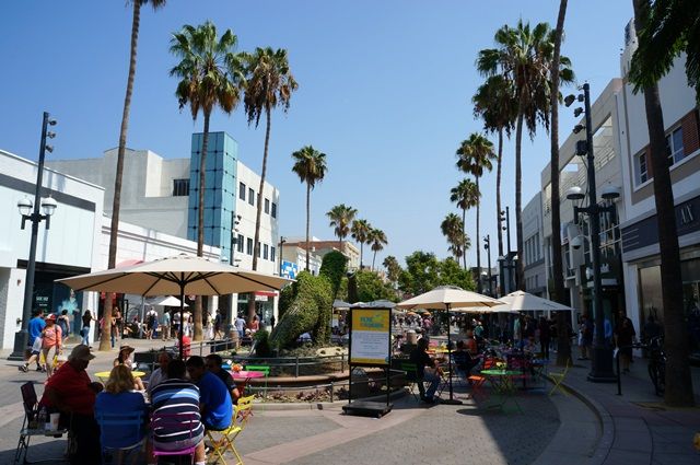 Santa Monica Third Street Promenade 2015 Summer