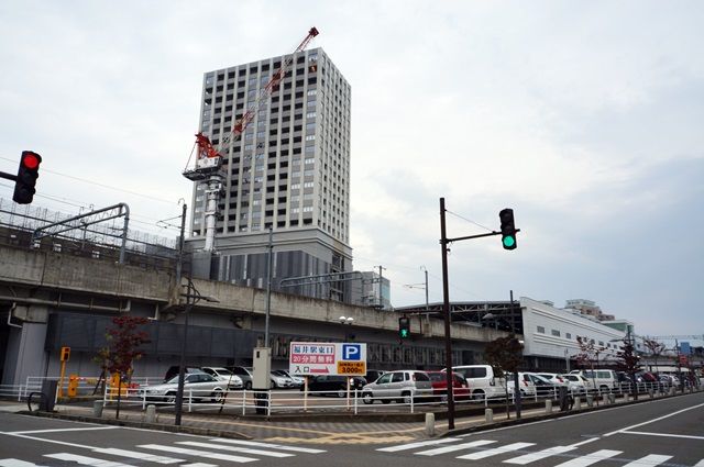 「福井駅西口中央地区第一種市街地再開発事業」 2015年10月中旬