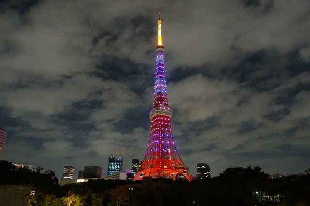 ハロウィンの特別ライトアップをしていた 東京タワーの様子 15年10月31日撮影 再開発調査兵団