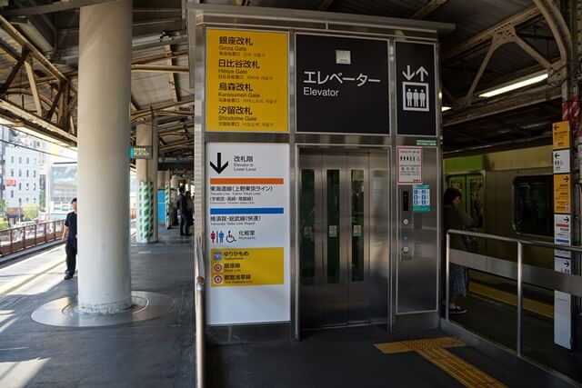 JR新橋駅 2019年5月上旬