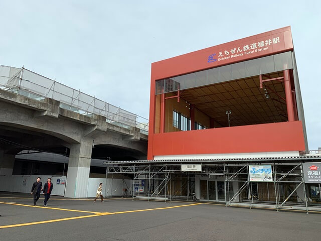 福井駅 2019年11月下旬