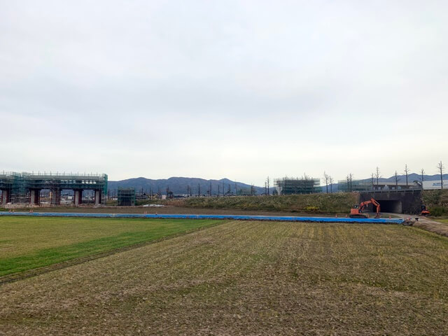 建設中の北陸新幹線（福井駅～敦賀駅） 2019年11月下旬
