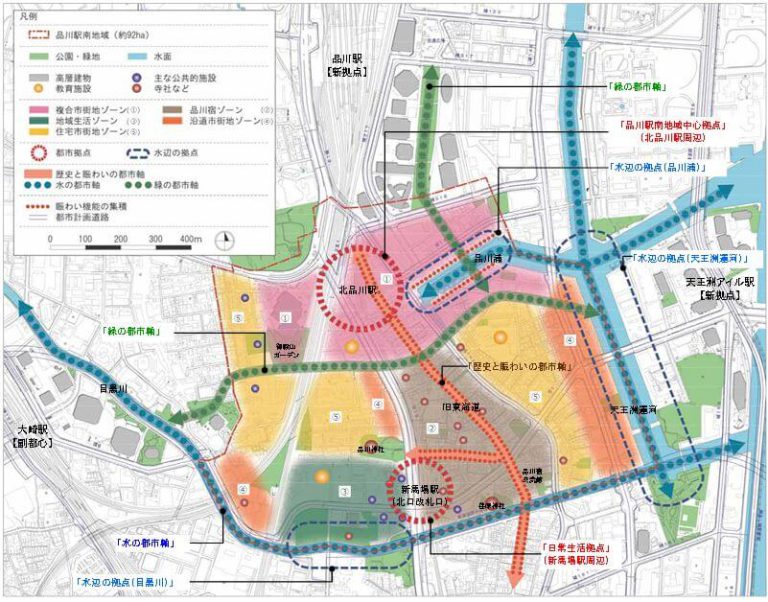 少しずつ動きが出てきた、「北品川駅駅前広場整備計画」の様子 2022年2月11日撮影 - 再開発調査兵団