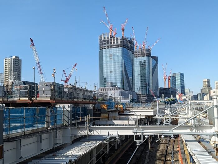 品川駅改良工事 2024.02