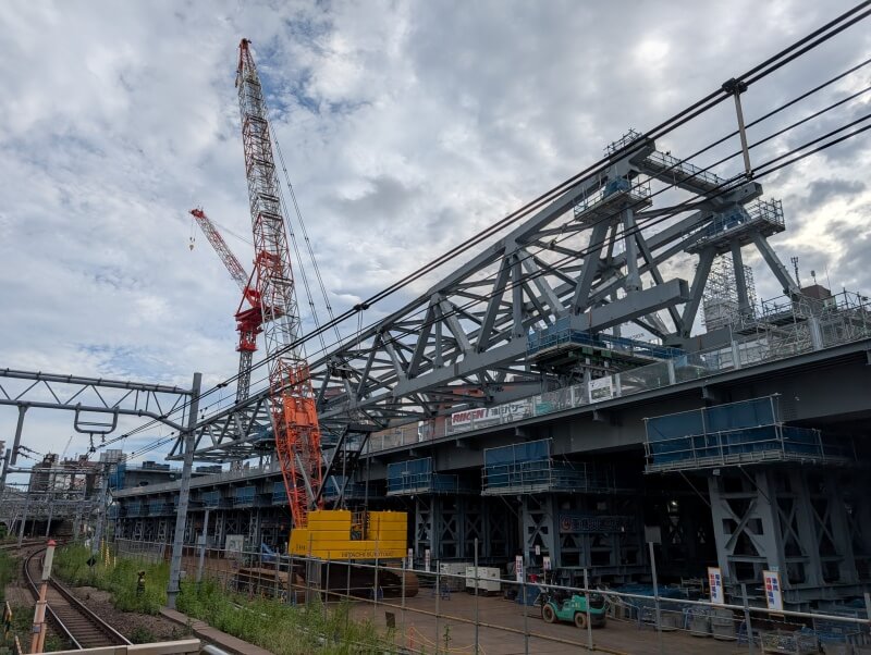 品川駅改良工事 2024.09