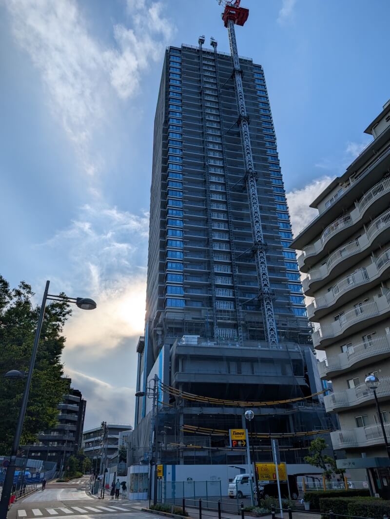 最高階に達していた、37階143m「大崎駅西口F南地区第一種市街地