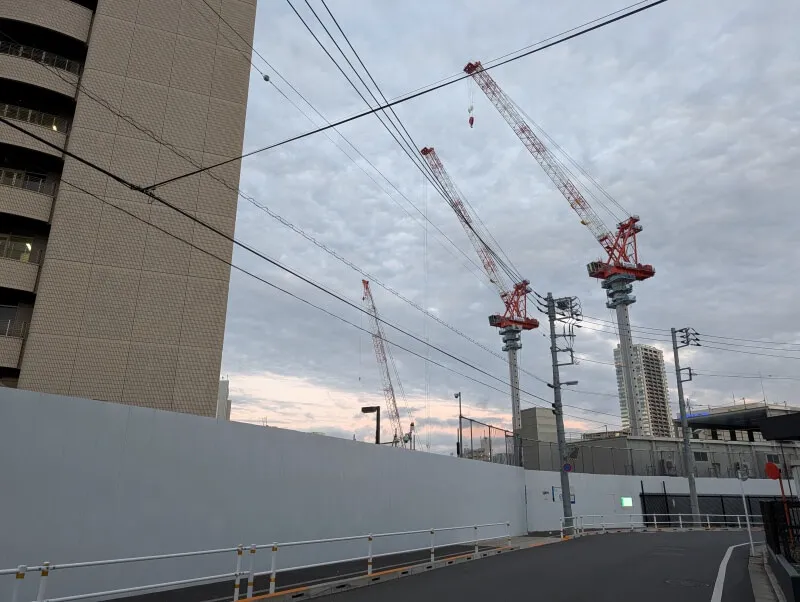 第一三共株式会社 品川研究開発センター（仮称）研究 M棟建設工事の様子 2025.12