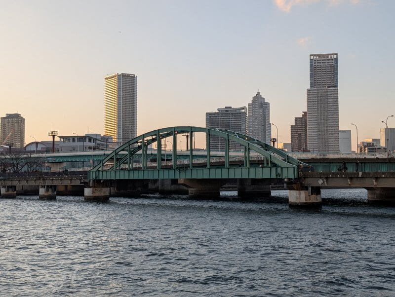 「旧晴海鉄道橋」（春海橋公園遊歩道） 2026年2月22日撮影