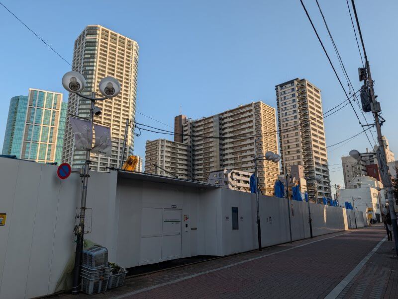 白金一丁目西部中地区第一種市街地再開発事業 2026年2月23日撮影