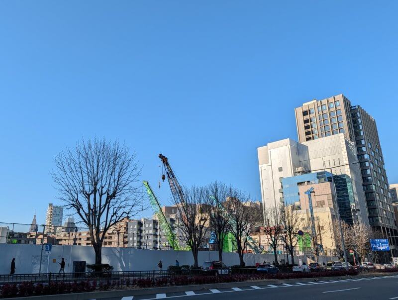北青山三丁目地区第一種市街地再開発事業 2026年3月8日撮影